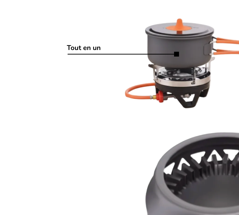 Pot de Randonnée 1-2 Personnes –  Acier inoxydable