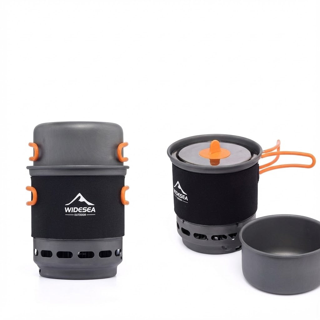 Pot de Randonnée 1-2 Personnes –  Acier inoxydable